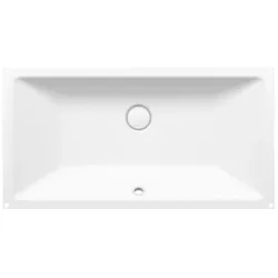 BetteLoft Unterbau-Waschtisch, rechteckig, ohne Hahnloch, mit Überlauf, 740x386x100mm, A231-000mUeL