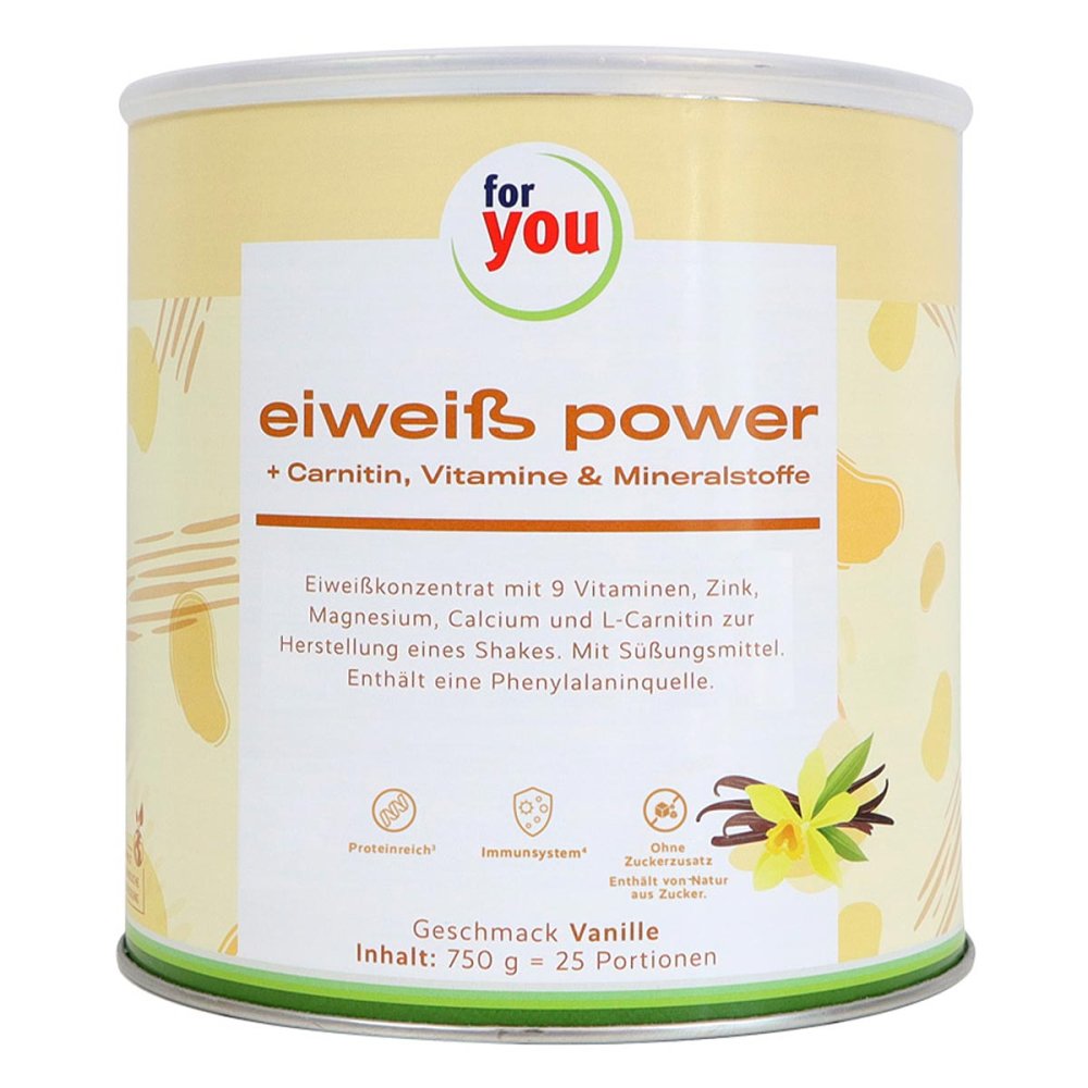 For You eHealth GmbH For You Eiweiss Power Vanille 06147514