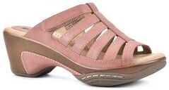 Women's White Mountain Valencia Mule by White Mountain in Rosewood Burnished Smooth (Size 11 M)