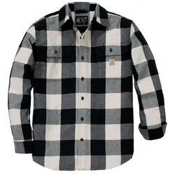 Carhartt Hubbard Plaid, Hemd - Beige/Schwarz (A16) - M