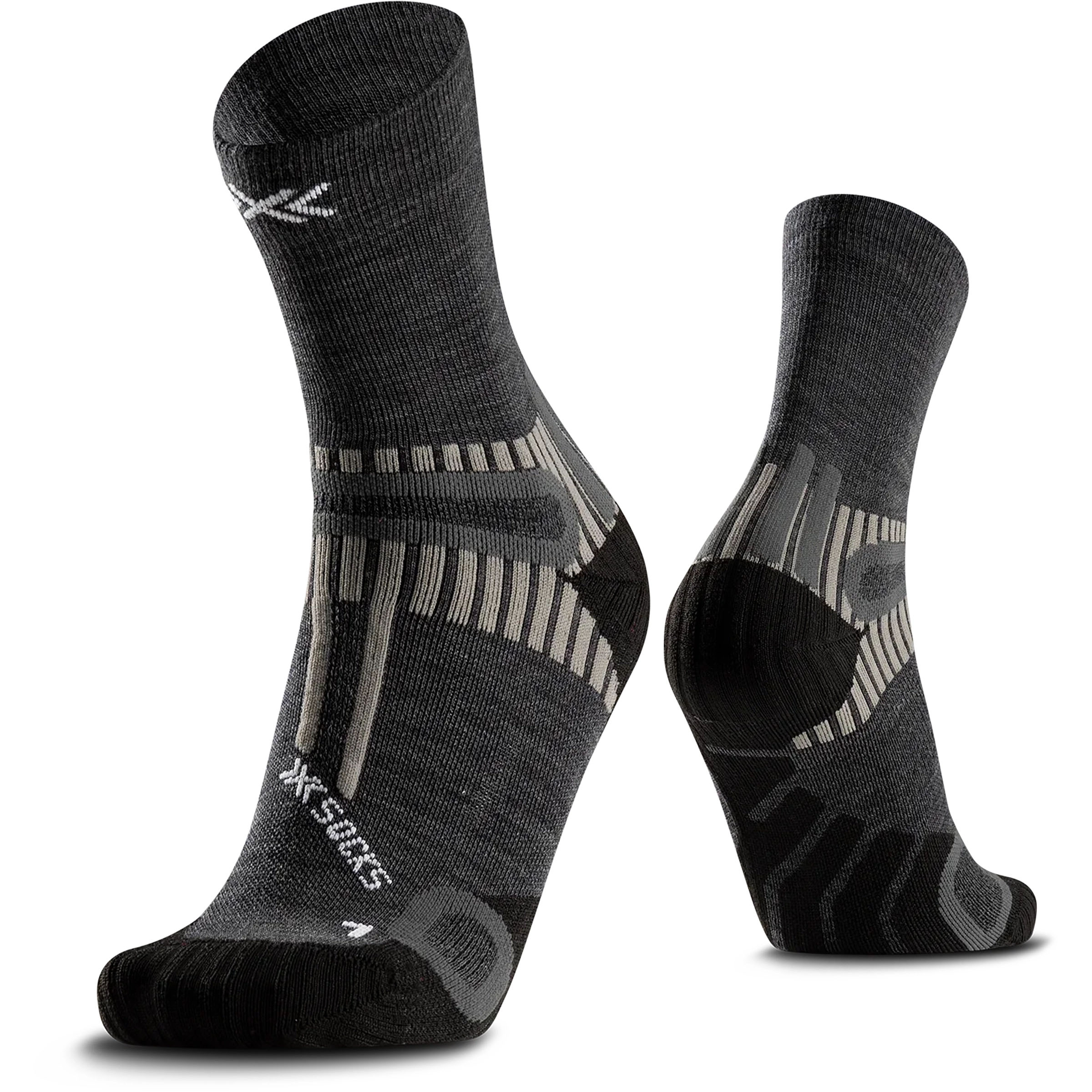 X-Bionic Hike Perform Merino Ankle Wandersocken schwarz Größe 35 Camping Hautfreundlich Merinowolle