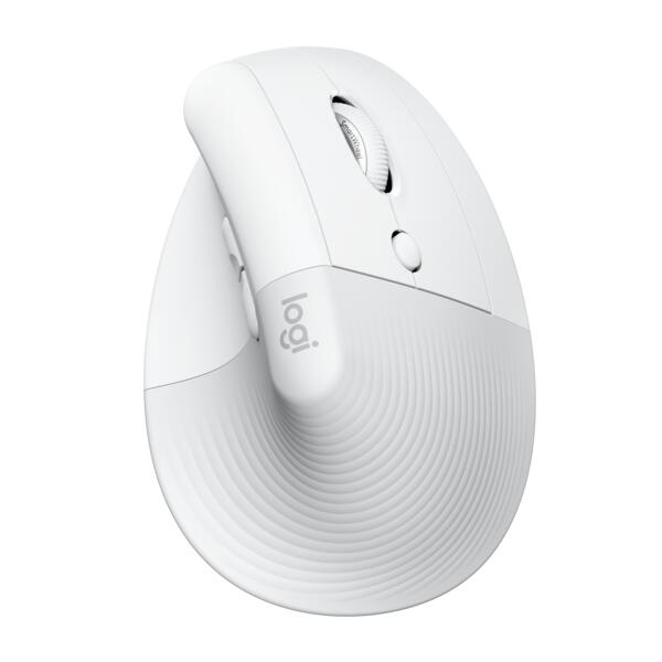 Logitech Lift for Business ergonomische vertikale Maus (kabellos,weiß) 910-006496