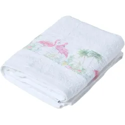 HANDTUCH Flamingo weiß