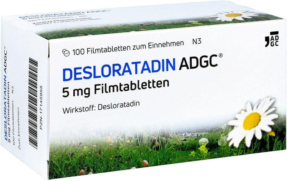 Desloratadin ADGC 5 mg Filmtabletten 100stk