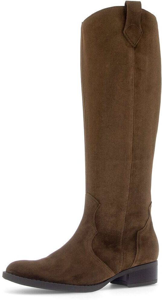 Reitstiefel GABOR "Reiterstiefel", Damen, Gr. 38,5, braun, Schuhe Reitstiefel