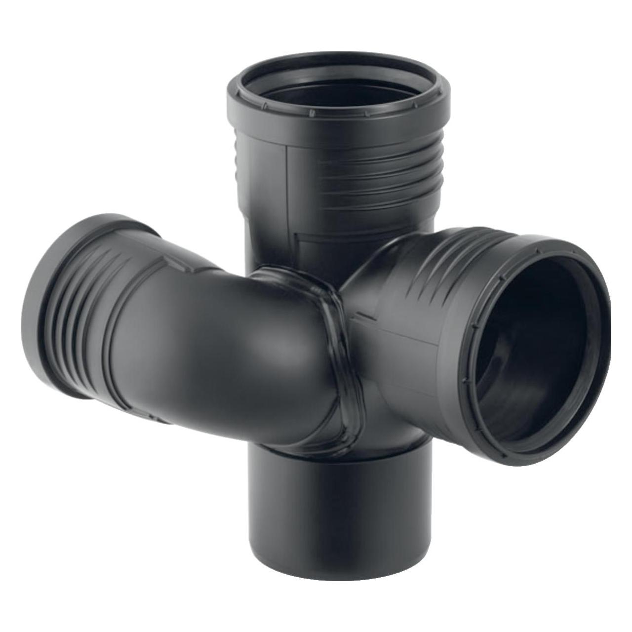 Geberit Silent-PP Schachtbogenabzweig 87,5° rechts 110mm/75mm/110mm (390.563.14.1)