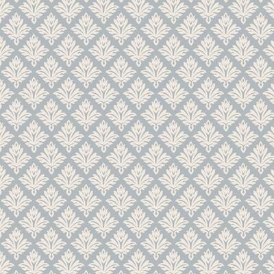 Martha Stewart Artisan Floral Mineral Blue Wallpaper