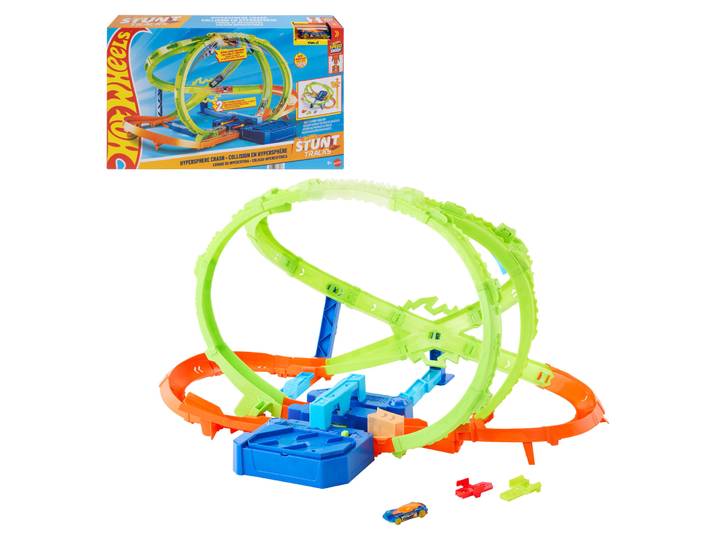 Circuit Hot Wheels Piste Crash Hypersphère MATTEL