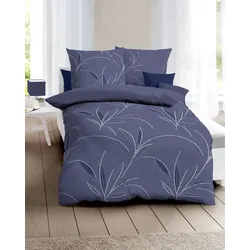 kaeppel Bettwäsche Satin Organic blau 200x200 cm + 2x80x80 cm