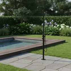 Ideal Gartendusche Juist Schwarz