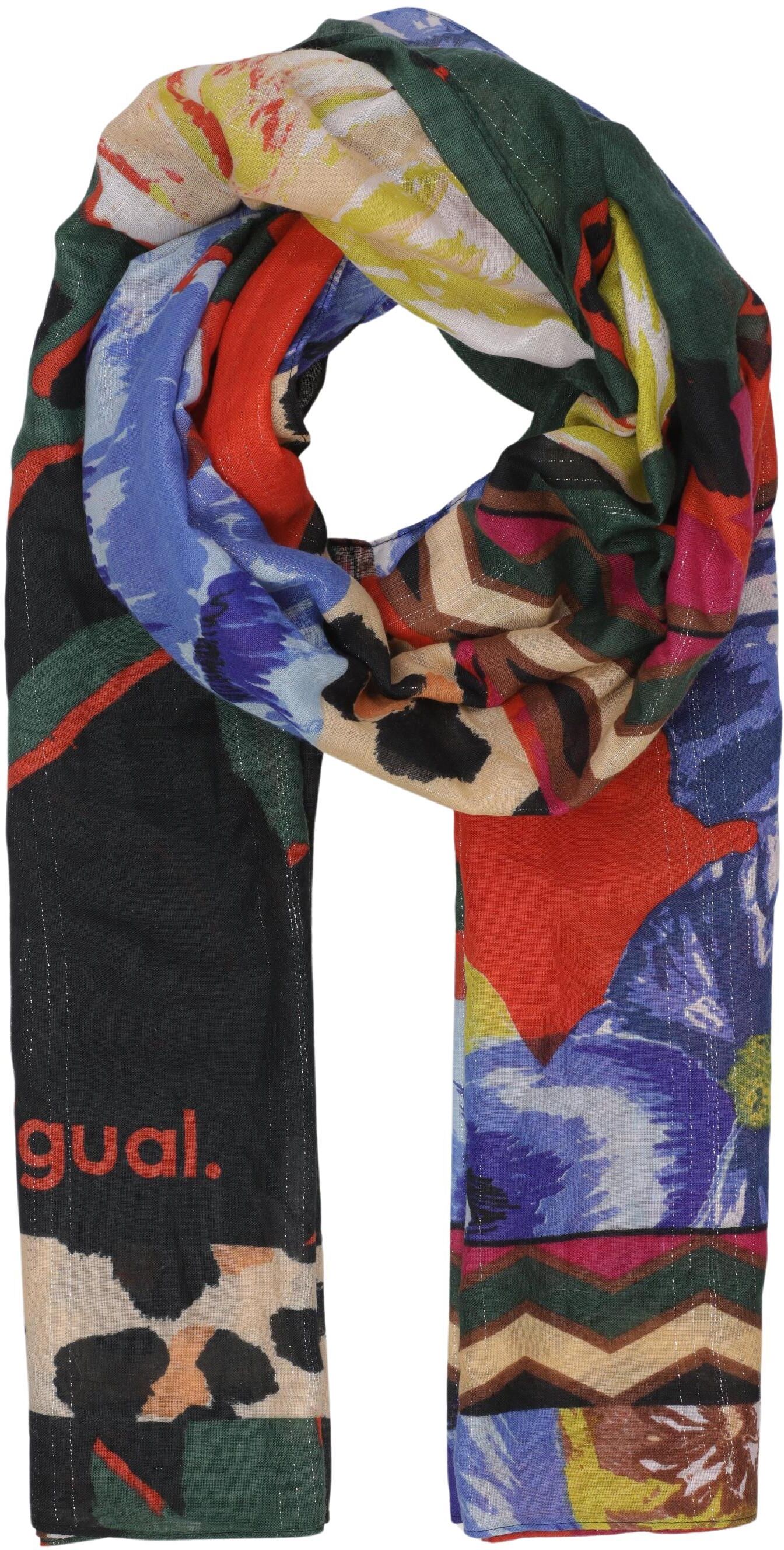 Desigual Damen Schal oder Tuch, Mehrfarbig, Synthetik - Second Hand