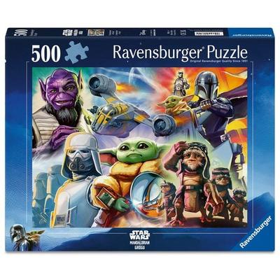 Erwachsenenpuzzle 500 Teile - The Mandalorian and Grogu