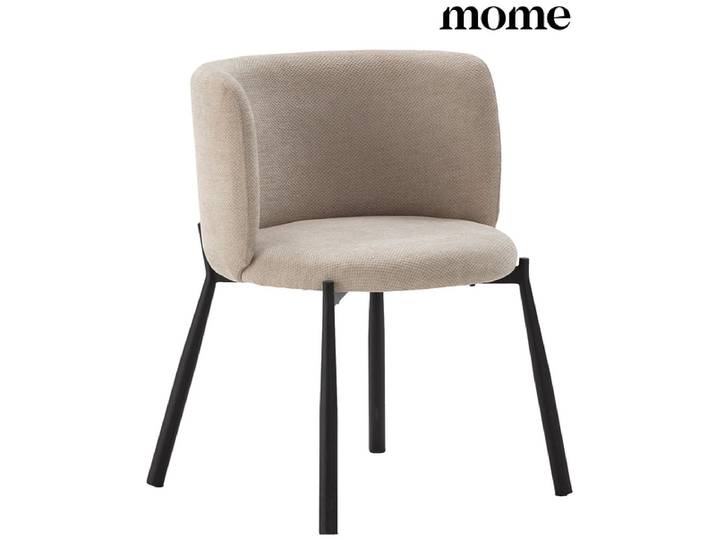 MOME Stuhl GINNY Stoff beige