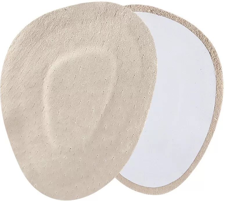 INF Coussinets avant-pied en cuir (1 paire) : Confort et protection pour vos pieds Beige