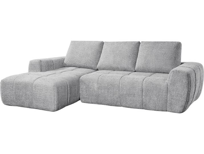 Vakuum-Ecksofa NEXO Stoff grau