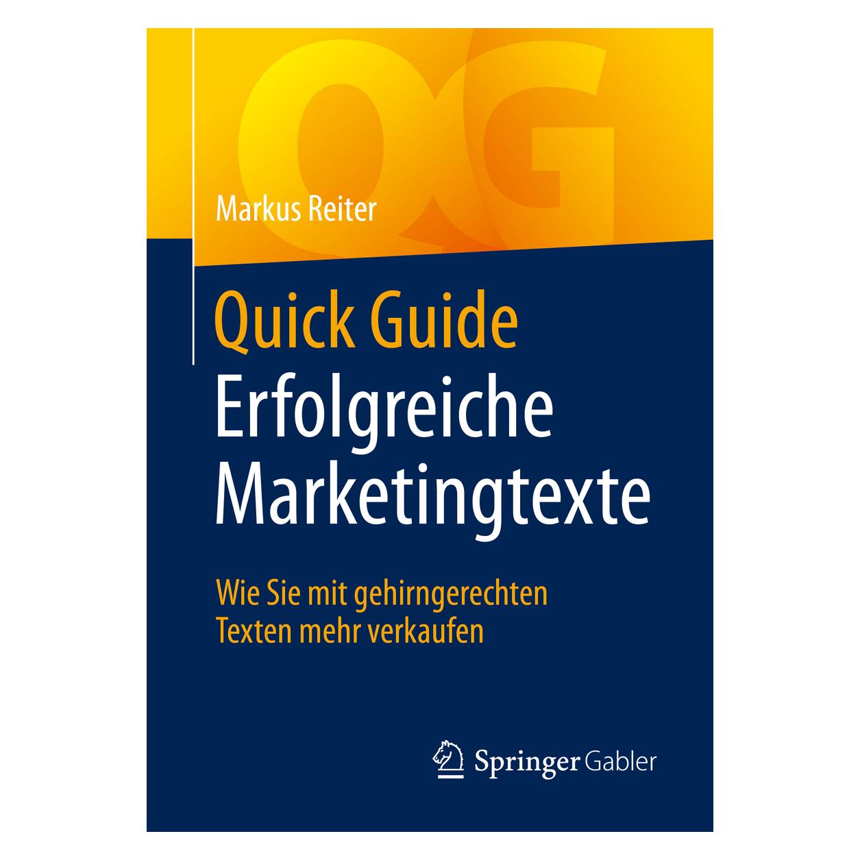 Springer Quick guide to successful marketing texts (Deutsch, Softcover, Markus Reiter) (35151324)