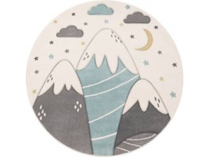 Tapis pour enfants Kosmos crème 200 cm rond