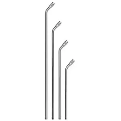 Verlängerungsrohr o. Düse, gebogen 150 mm, Alu, M12x1,25 (VLRG150-2)