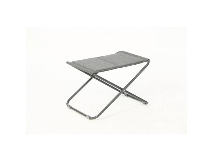 Gartenhocker, Anthrazit, Metall, rechteckig, 52x48x45 cm, Gartenmöbel, Gartensessel, Gartenhocker