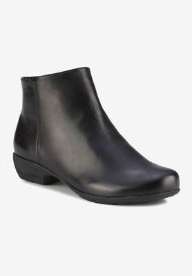 Women's Ezra Bootie by Ros Hommerson in Black Leather (Size 11 M)