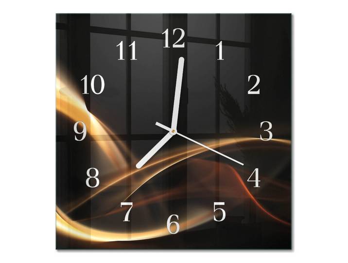 WANDUHR 30x30 cm - Abstrakte Linien