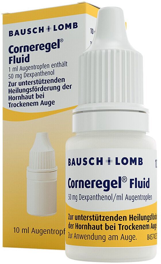 Corneregel Fluid unterstützt die Wundheilung am Auge