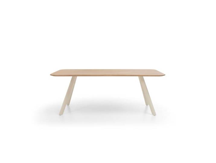 Musterring JustB! SP150 Esstisch eckig mit Platte aus Eiche und