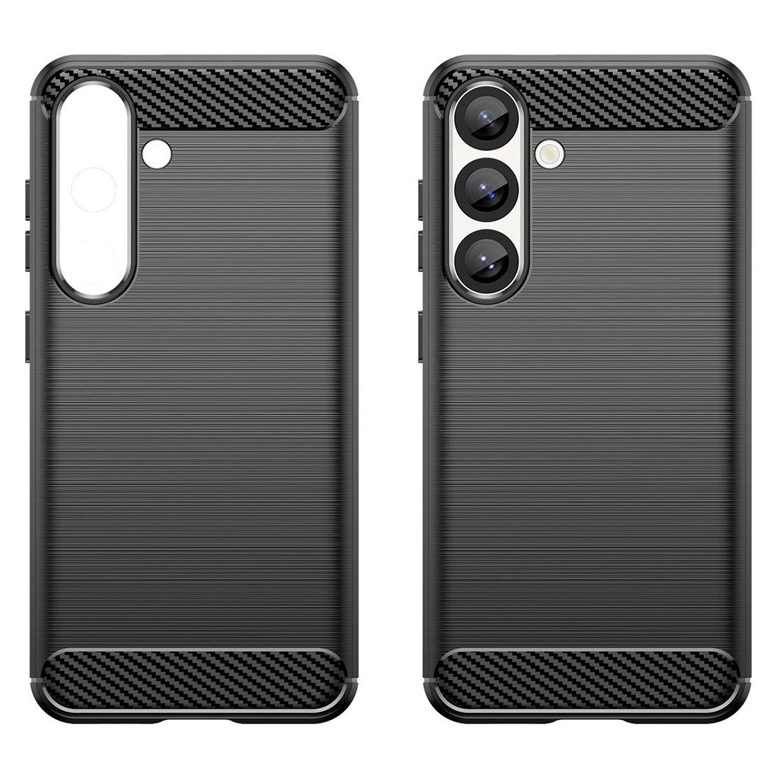 Hurtel Carbon Case Flexibles Silikon für Xiaomi 15 Ultra - Schwarz (Xiaomi 15 Ultra) (59067062)