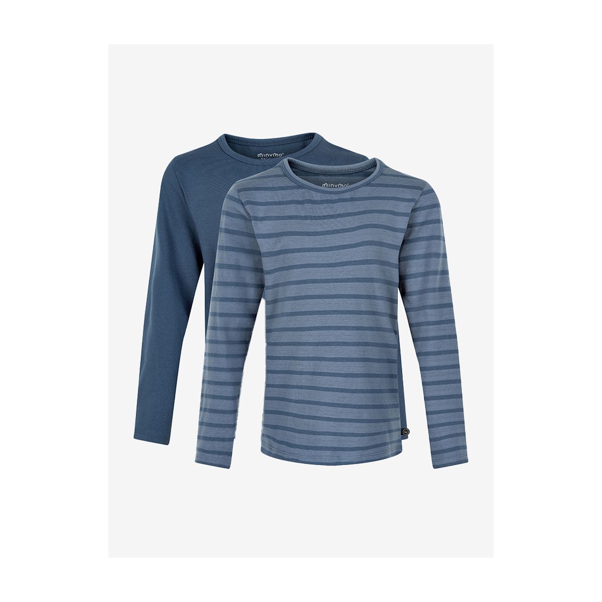 Minymo Basic 34 -t-shirt LS (2-pack) new navy (713) 92 3934-713-92