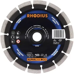 Rhodius, Sägeblatt, Diamantklinge LD50 180mm