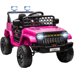 KINDER-ELEKTROAUTO Metall Kunststoff Rosa