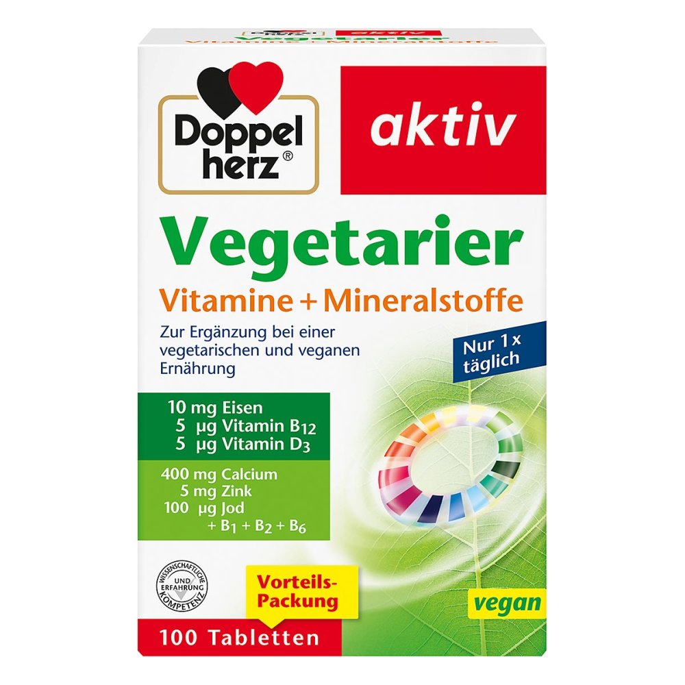 Queisser Pharma GmbH & Co. KG Doppelherz Vegetarier Vitamine + Mineralstoffe 16902532