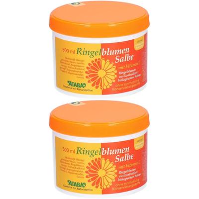 Ringelblumen Salbe m.Vitamin E x2 2x500 ml