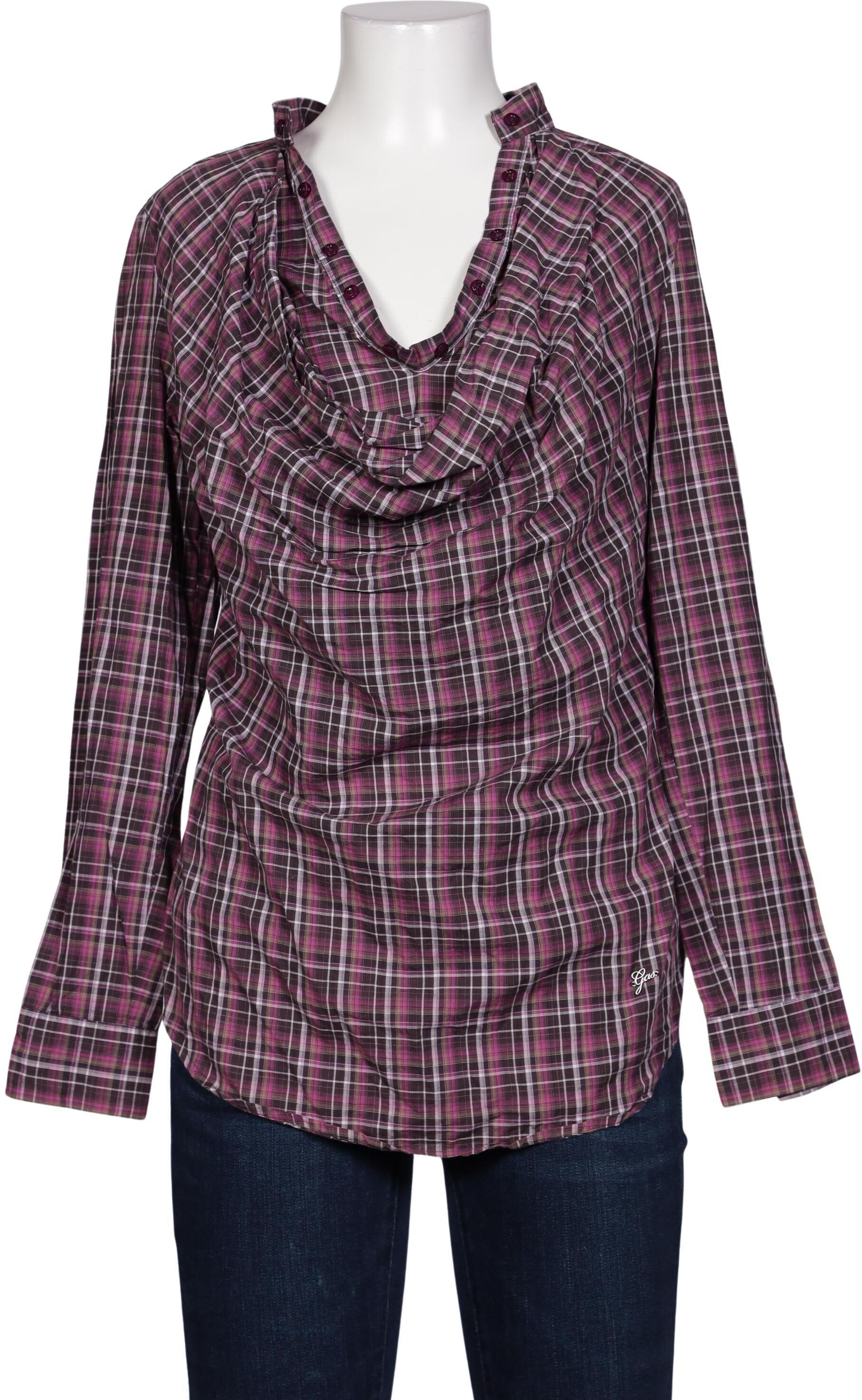 GAS Damen Bluse, Mehrfarbig, Gr. M, Baumwolle - Second Hand