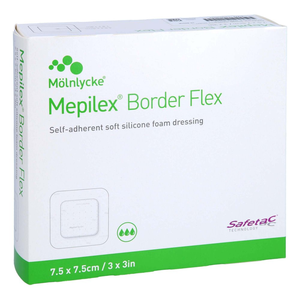 B2B Medical GmbH Mepilex Border Flex Schaumverb.haftend 7,5x7,5 cm 14039247