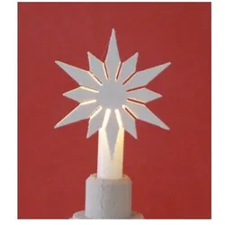 Taulin Erzgebirge Aufsteckstern Blume 5 x 5 cm