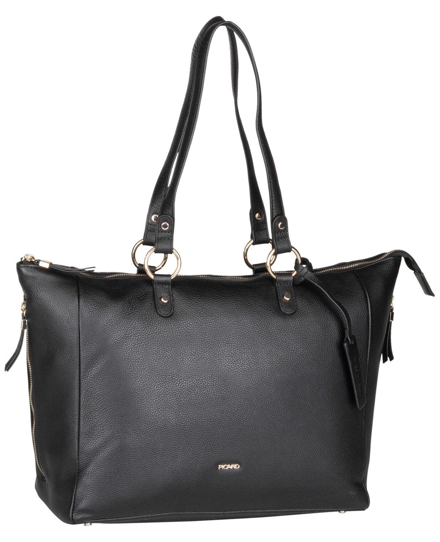 Shopper-Tasche - Modern - Schwarz