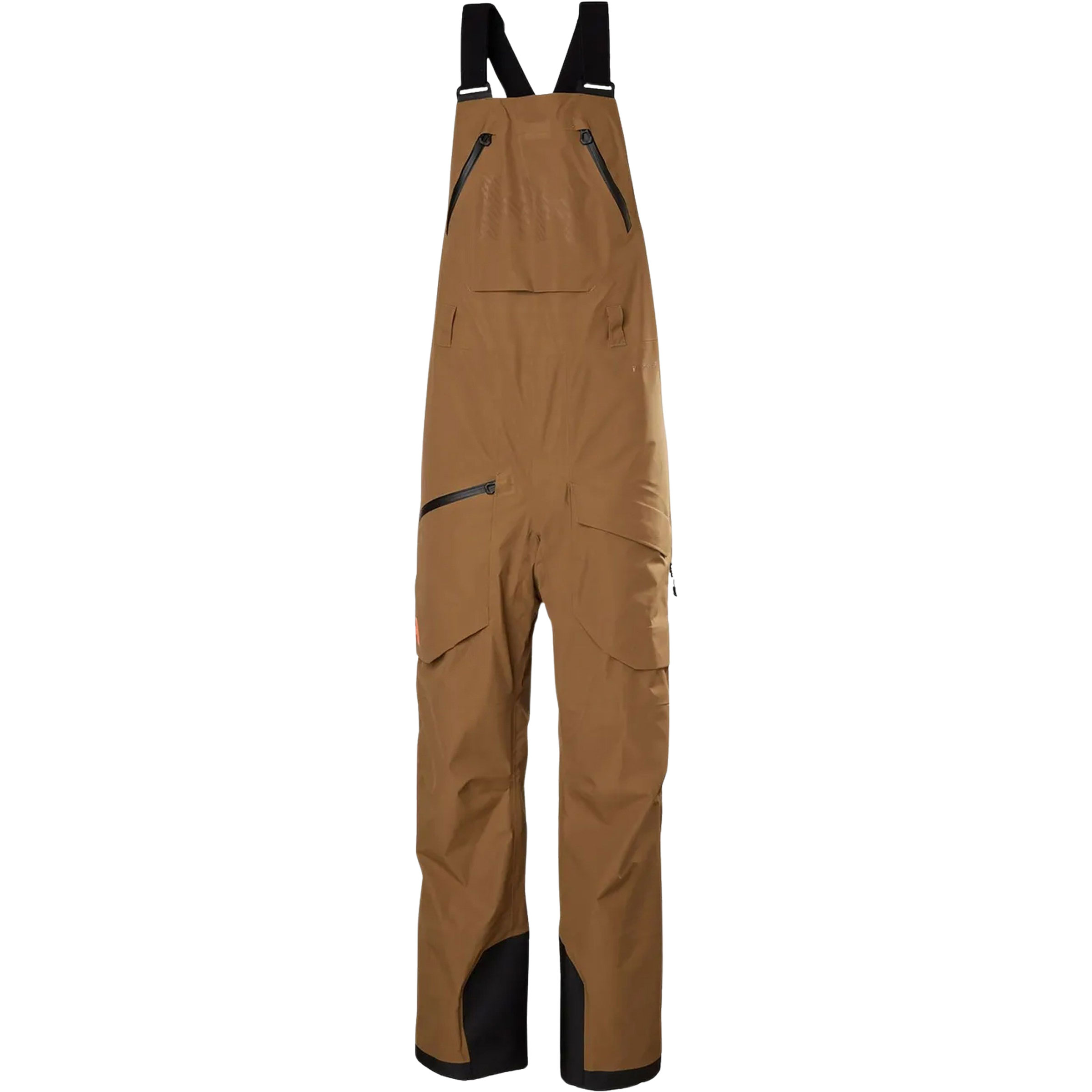 Helly Hansen Ridge Infinity Shell Bib Hose Damen Hardshellhose & Regenhose braun Größe S Skifahren | Freeride Winddicht Wasserabweisend