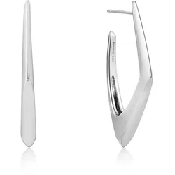 ANIA HAIE - HOOP EARRINGS - GEOMETRIC - silber