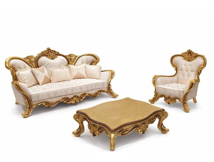 Xlmoebel Polstergarnitur Sofagarnitur 3+1 Sitzer Stoffgruppe für das Wohnzimmer, (Sofagarnitur, 2-tlg., 3+1 Sitzer), Made in Europa