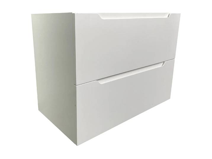 Meuble sous vasque suspendu - Blanc - 80 cm - STEFANIE
