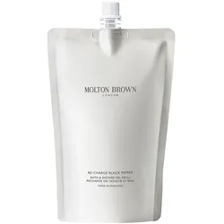 400ml MOLTON BROWN Re-charge Black Pepper Bath & Shower Gel Refill