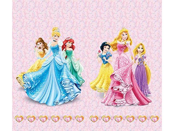 Ag Art - Rideaux - Princesses Disney - 2 Pièces 90 Cm X 160cm