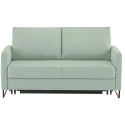 Schlafsofa aus Flachgewebe Fürth ¦ grün ¦ Maße (cm): B: 160 H: 90 T: 95.0