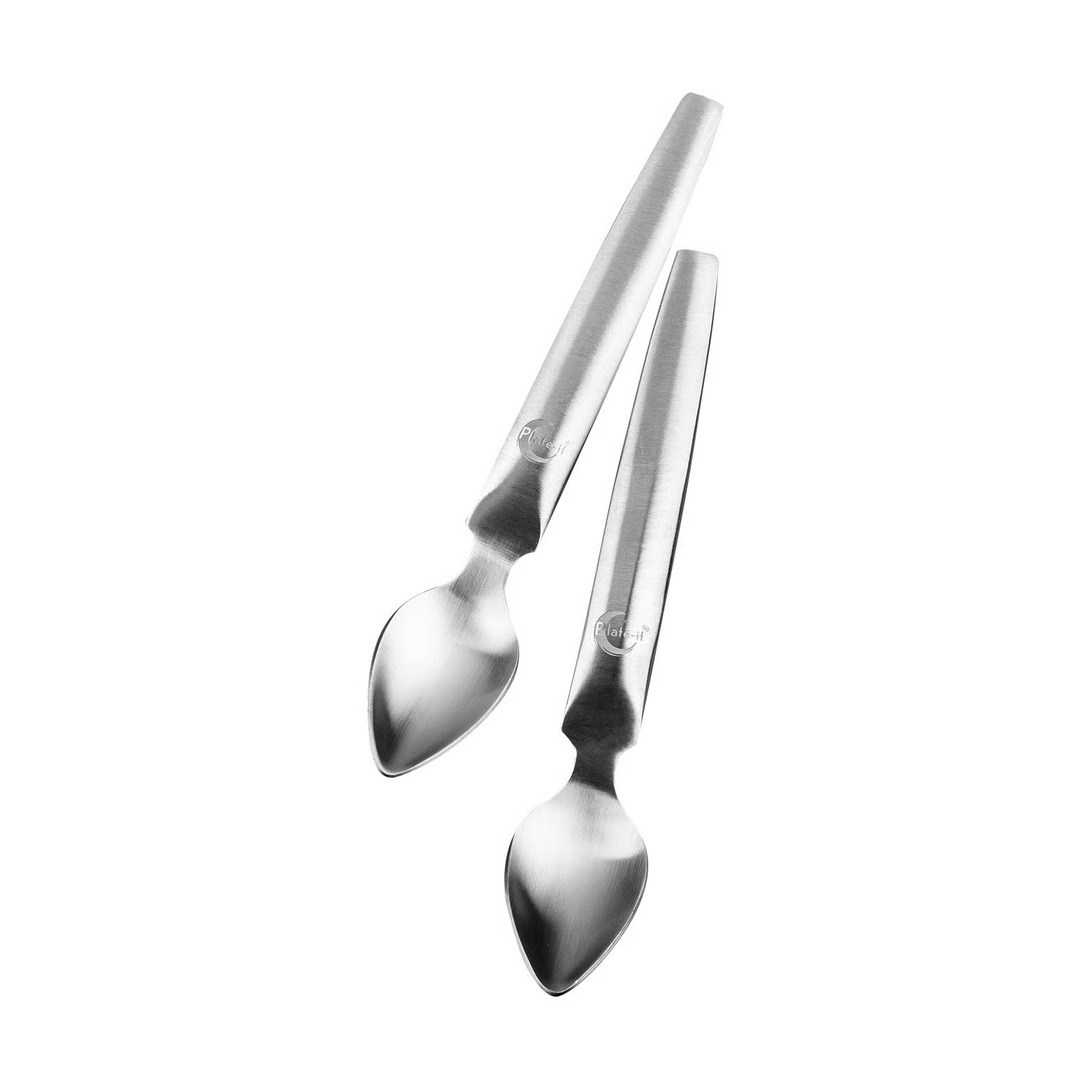 Plate It quenelle lepels 2-pack van roestvrij staal