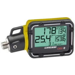 Cressi Digi 2 - digitale Konsole - Farbe: Gelb