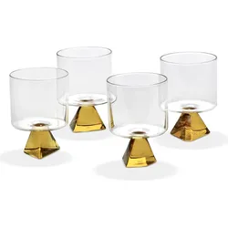 Silos Gläser 380 ml, Ocker, 4 St.