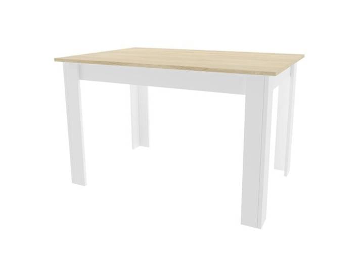 Table à manger NP en chêne Sonoma et blanc 120x80 cm - Réf. VK8681847478164