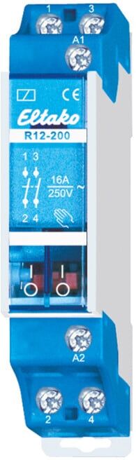 Eltako Relais de commutation 12V DC 2 S 16A/250V R12-200-12V (22200054)