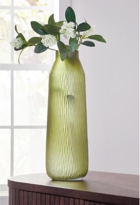 Signature Design by Ashley Scottyard Olive Green Vase